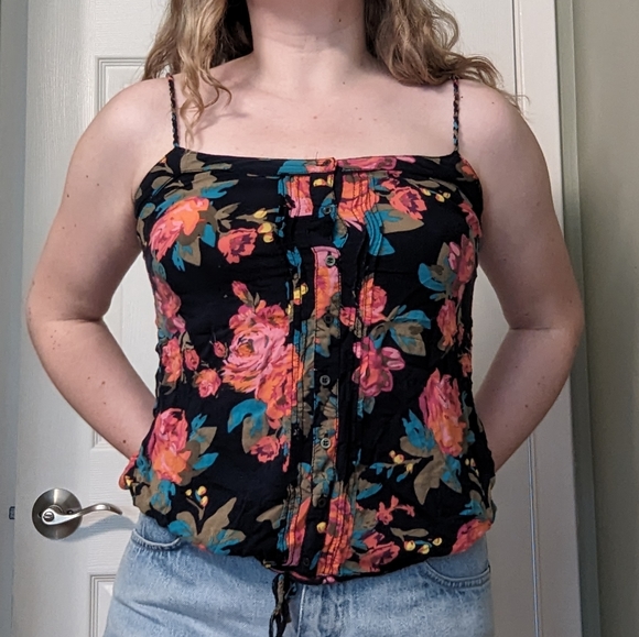 Garage Floral Blouse | Size Small - Picture 1 of 9